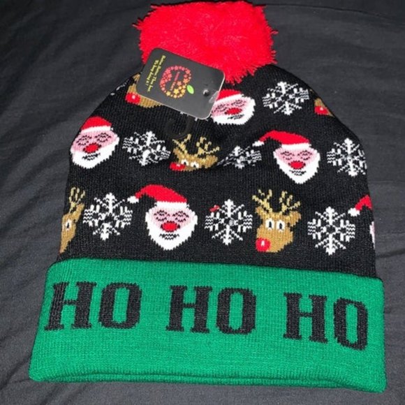 Accessories - Light Up the Holidays with a Festive and Fun Holiday Beanie